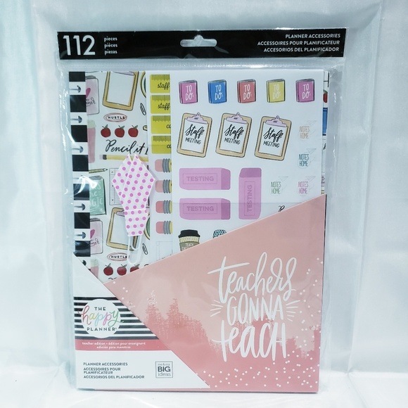 The Happy Planner Other - Teacher's Gonna Teach Accessory Pack BIG HP New